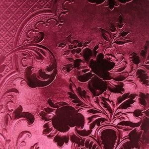 французские текстильные обои красные в комнату Zuber Anastasia 464 BORDEAUX На фото французские текстильные обои красные в комнату Zuber Anastasia 464 BORDEAUX