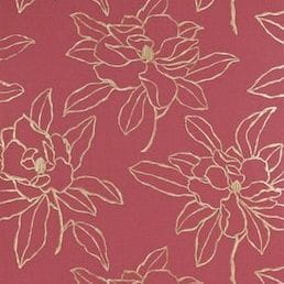 обои красные в комнату Sanderson Parchment Flowers DPFWMA103 На фото обои красные в комнату Sanderson Parchment Flowers DPFWMA103