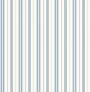 премиум бумажные обои синие KT-Exclusive с полосой Nantucket Stripes CS91502 На фото премиум бумажные обои синие KT-Exclusive с полосой Nantucket Stripes CS91502