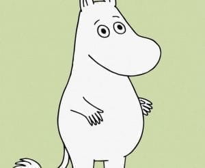обои светло-зеленые Sandudd в скандинавском стиле Moomin 5181-3 На фото обои светло-зеленые Sandudd в скандинавском стиле Moomin 5181-3