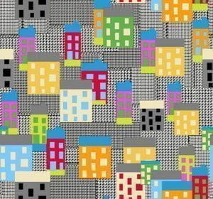 испанские бумажные обои серые Vilber в клетку Hippies W15 0008 W10 На фото испанские бумажные обои серые Vilber в клетку Hippies W15 0008 W10