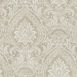 американские обои капучино York с дамаском Luminous Lavender ED3272 На фото американские обои капучино York с дамаском Luminous Lavender ED3272