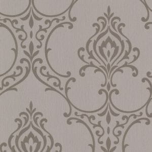 дорогие обои капучино Fine Decor с орнаментом Buckingham 495-69023 На фото дорогие обои капучино Fine Decor с орнаментом Buckingham 495-69023