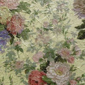 элитные текстильные обои светло-зеленые Zuber Roses Anciennes ROSES_ANCIENNES_P__02 На фото элитные текстильные обои светло-зеленые Zuber Roses Anciennes ROSES_ANCIENNES_P__02