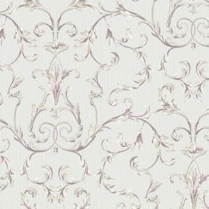 бумажные обои бежевые в комнату York с вензелями Luminous Lavender ED3235 На фото бумажные обои бежевые в комнату York с вензелями Luminous Lavender ED3235