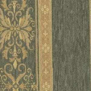 элитные текстильные обои зеленые в комнату Sangiorgio с полосой Orleans M561-223 На фото элитные текстильные обои зеленые в комнату Sangiorgio с полосой Orleans M561-223
