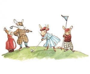 испанские обои белые в комнату с абстракцией Coordonne Bunnys Day Out 1233040 На фото испанские обои белые в комнату с абстракцией Coordonne Bunnys Day Out 1233040