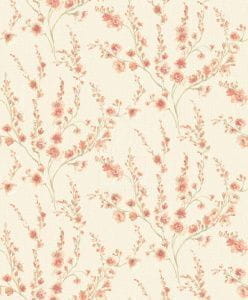 недорогие обои розовые в английской стиле GranDeco Fiore FO3302 На фото недорогие обои розовые в английской стиле GranDeco Fiore FO3302