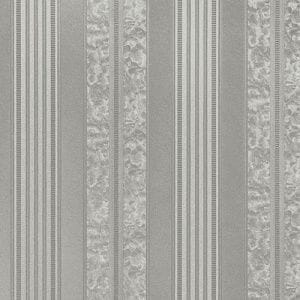 немецкие обои серые в коридор с полосой классическом стиле Rasch Wallsilk 200043 На фото немецкие обои серые в коридор с полосой классическом стиле Rasch Wallsilk 200043