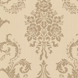 английские дорогие обои бежевые в комнату с орнаментом Fine Decor Buckingham 495-69000 На фото английские дорогие обои бежевые в комнату с орнаментом Fine Decor Buckingham 495-69000
