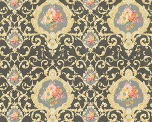 немецкие недорогие обои зеленые в комнату AS-Creation Chateau 34391-6 На фото немецкие недорогие обои зеленые в комнату AS-Creation Chateau 34391-6