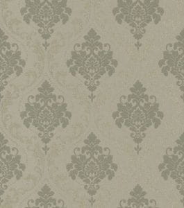 немецкие виниловые обои серые в гостиную с дамаском классическом стиле Rasch Gentle Elegance 725681 На фото немецкие виниловые обои серые в гостиную с дамаском классическом стиле Rasch Gentle Elegance 725681