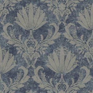 американские премиум бумажные обои синие в спальню KT-Exclusive Art Nouveau Origins MR70902 На фото американские премиум бумажные обои синие в спальню KT-Exclusive Art Nouveau Origins MR70902