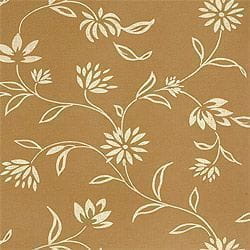 американские обои коричневые в комнату Thibaut с цветами  Waterlily 839-T-1133 На фото американские обои коричневые в комнату Thibaut с цветами  Waterlily 839-T-1133