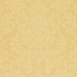 элитные бумажные обои бежевые в комнату Zoffany с дамаском Classic Damasks CDW03014 На фото элитные бумажные обои бежевые в комнату Zoffany с дамаском Classic Damasks CDW03014