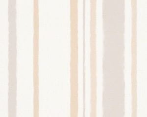недорогие обои бежевые AS-Creation с полосой Esprit 94143-4 На фото недорогие обои бежевые AS-Creation с полосой Esprit 94143-4