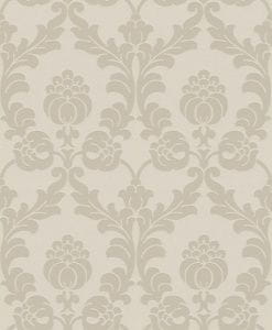дешевые виниловые обои бежевые в гостиную Rasch с дамаском Gentle Elegance 725827 На фото дешевые виниловые обои бежевые в гостиную Rasch с дамаском Gentle Elegance 725827