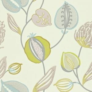элитные обои желтые в скандинавском стиле Harlequin Folia 110300 На фото элитные обои желтые в скандинавском стиле Harlequin Folia 110300