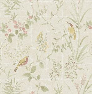 флизелиновые полностью обои серые в комнату с птицами Fine Decor Empress FD21700 На фото флизелиновые полностью обои серые в комнату с птицами Fine Decor Empress FD21700
