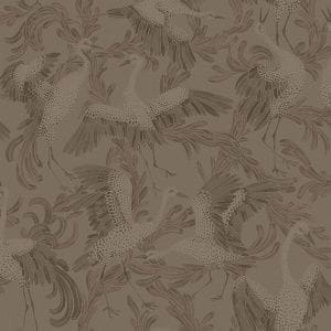 шведские обои коричневые в гостиную Borastapeter с птицами скандинавском стиле Eastern Simplicity 3127 На фото шведские обои коричневые в гостиную Borastapeter с птицами скандинавском стиле Eastern Simplicity 3127