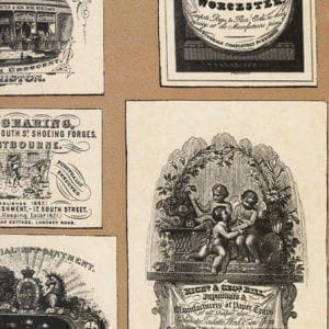 обои бежевые с текстом в стиле «модерн» Lewis&Wood Classic Wallpapers Tradecards-Camel-Wpcw1641 На фото обои бежевые с текстом в стиле «модерн» Lewis&Wood Classic Wallpapers Tradecards-Camel-Wpcw1641