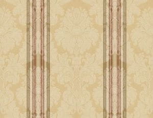 премиум обои бежевые в гостиную Wallquest с полосой French Tapestry TS70711 На фото премиум обои бежевые в гостиную Wallquest с полосой French Tapestry TS70711