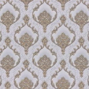 российские обои фиолетовые Euro Decor с дамаском Romanov 7137-24 На фото российские обои фиолетовые Euro Decor с дамаском Romanov 7137-24