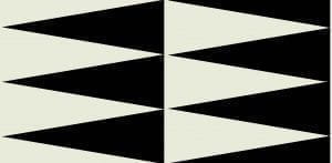 премиум флизелиновые полностью обои черные в комнату Cole Son с геометрией Geometric 93/3010 На фото премиум флизелиновые полностью обои черные в комнату Cole Son с геометрией Geometric 93/3010